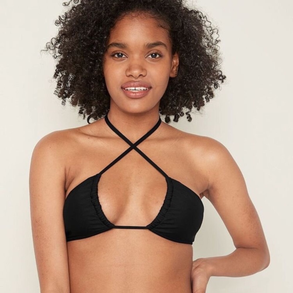 PINK Victoria’s Secret Multi-Way Halter Bikini Top